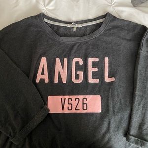 vs angel half sleeve crew neck